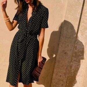 Sezane Adele Dress in Polka Dot